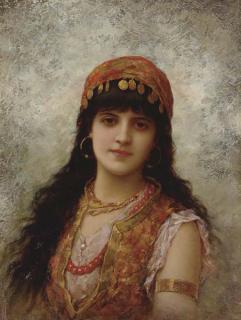 Emile Eisman-Semenowsky - An Oriental Beauty