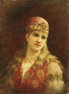 Emile Eisman-Semenowsky - Harem beauty