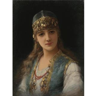 Emile Eisman-Semenowsky - Polish Harem Beauty