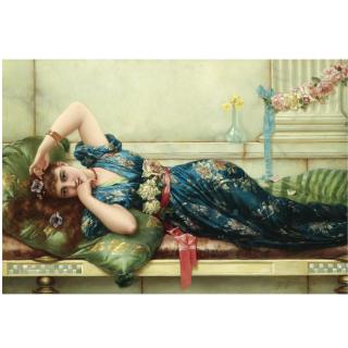 Emile Eisman-Semenowsky - Polish Reclining Odalisque