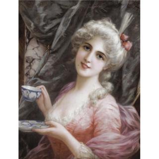 Emile Eisman-Semenowsky - Tea Time