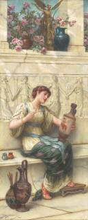 Emile Eisman-Semenowsky - The finishing touch