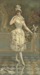 Emile Eisman-Semenowsky - The rose beauty