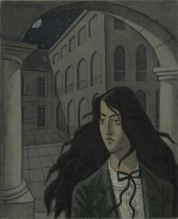 Emile-François Chambon - Cour De L\'Hotel-De-Ville (Nocturne), 1973 Town-Hall\'S Courtyard (Nocturne), 1973