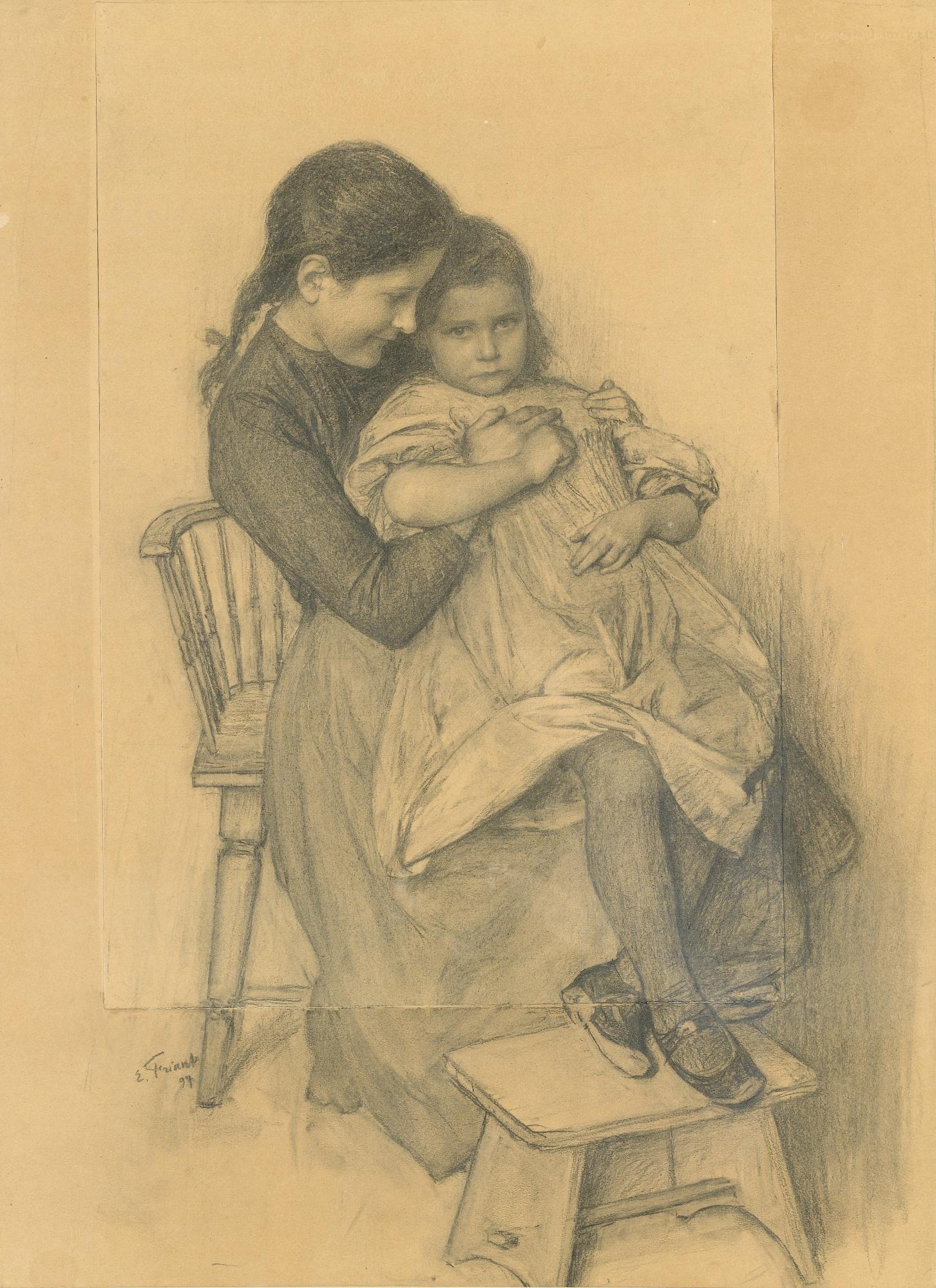 Emile Friant - A Child\'S Sorrow