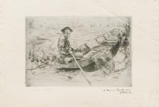 Emile Friant - Fourteen Prints : A Counsel ; The Fisherman ; The Writing Page ; First Studies ; The Album ; The Bad Soup ; Sketch Page ; Il Bambino ; The Nice Boy ; Self-Portrait ; The Two Printers ; Sketch Page ; The Turban ; The Ancestors