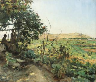 Emile Friant - Landscape Of The Suburbs Of Tunis