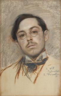 Emile Friant - Portrait Of William Rothenstein