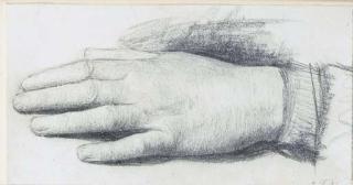 Emile Friant - Study Of A Child\'S Hand