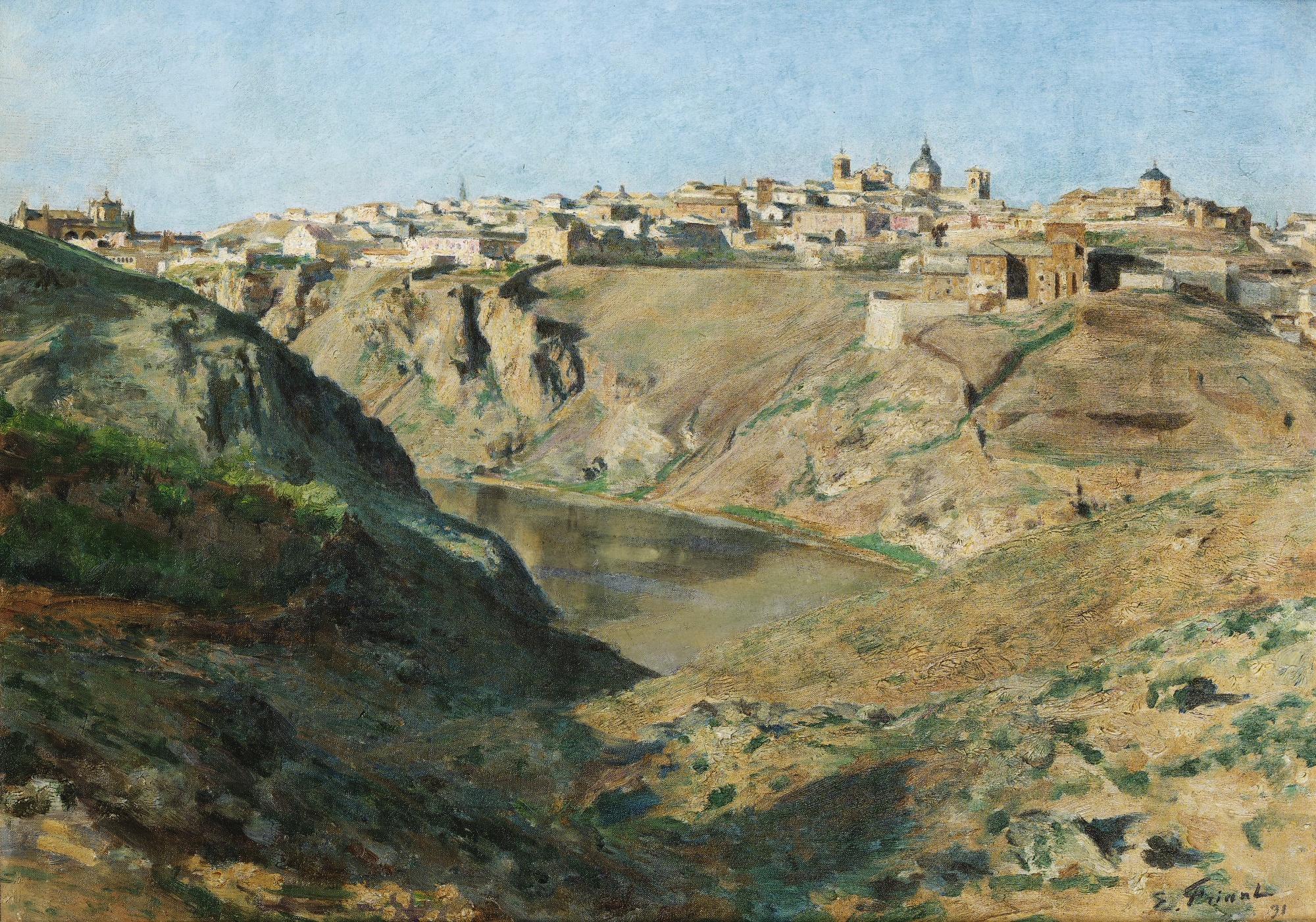 Emile Friant - View Of Toledo