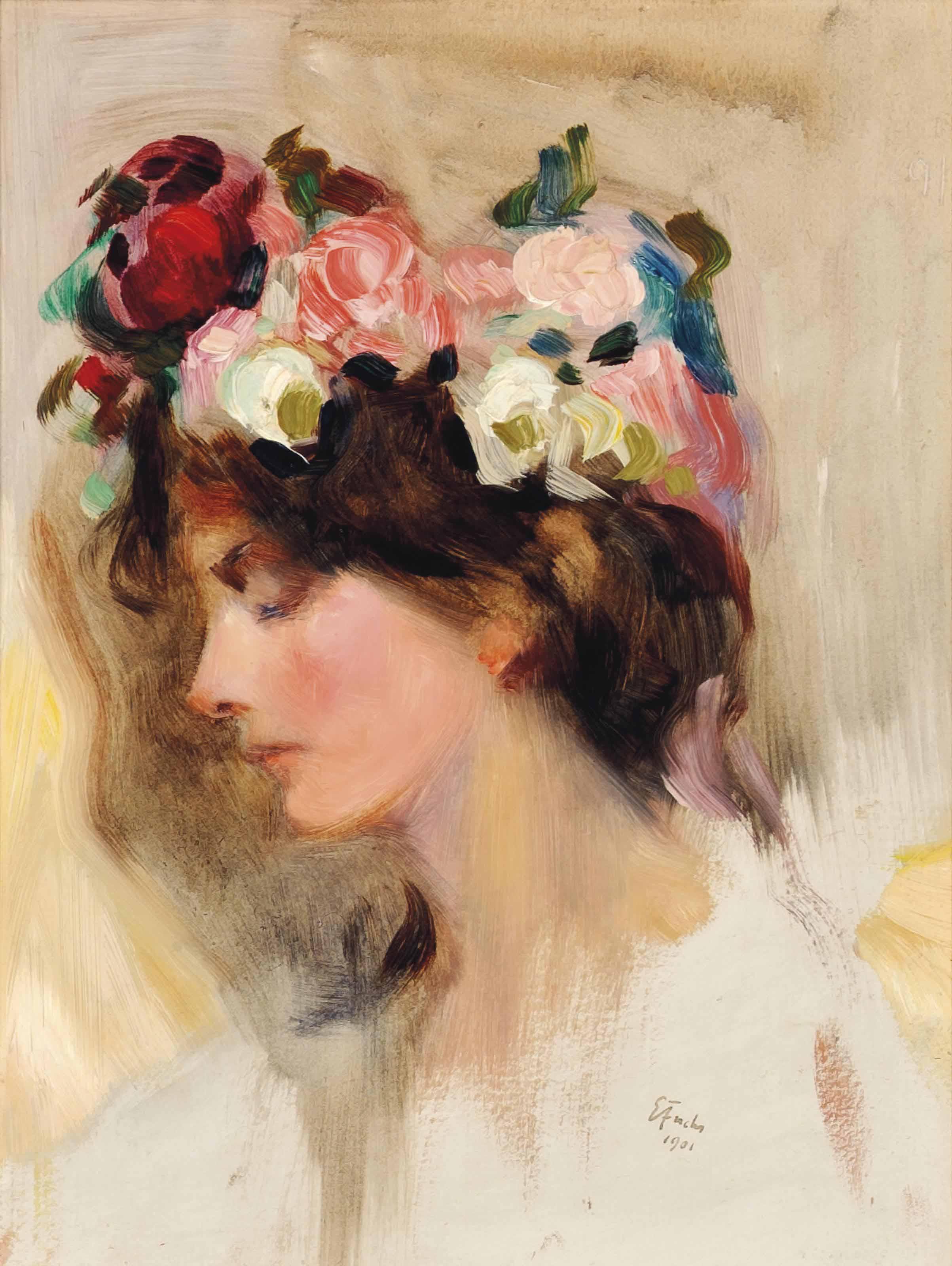 Émile Fuchs - The Flower Garland