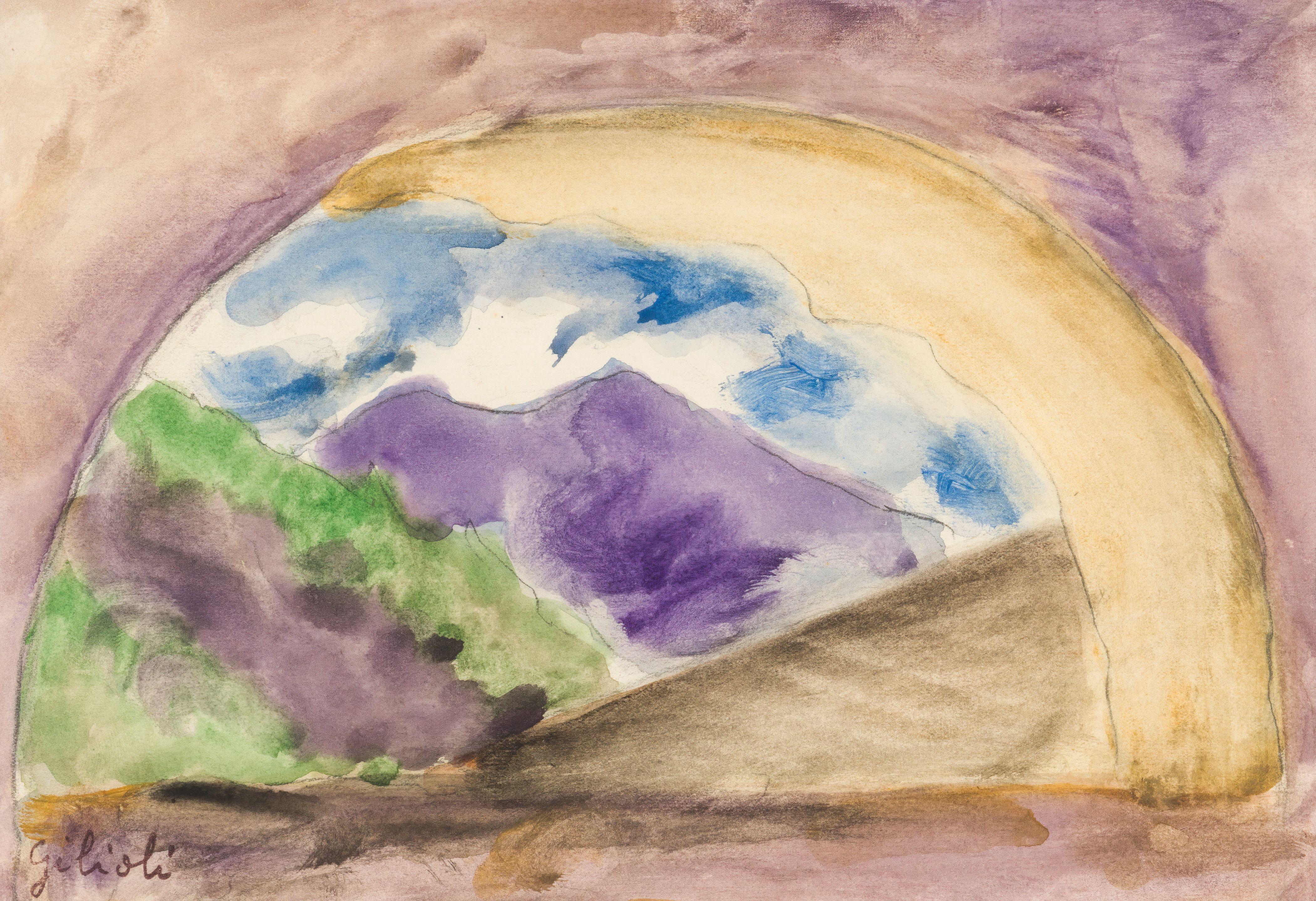 Emile Gilioli - Paysage montagneux