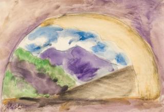 Emile Gilioli - Paysage montagneux