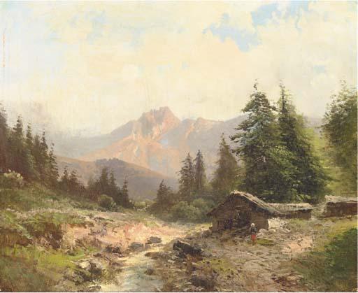 Emile Godchaux - Paysage Montagneux