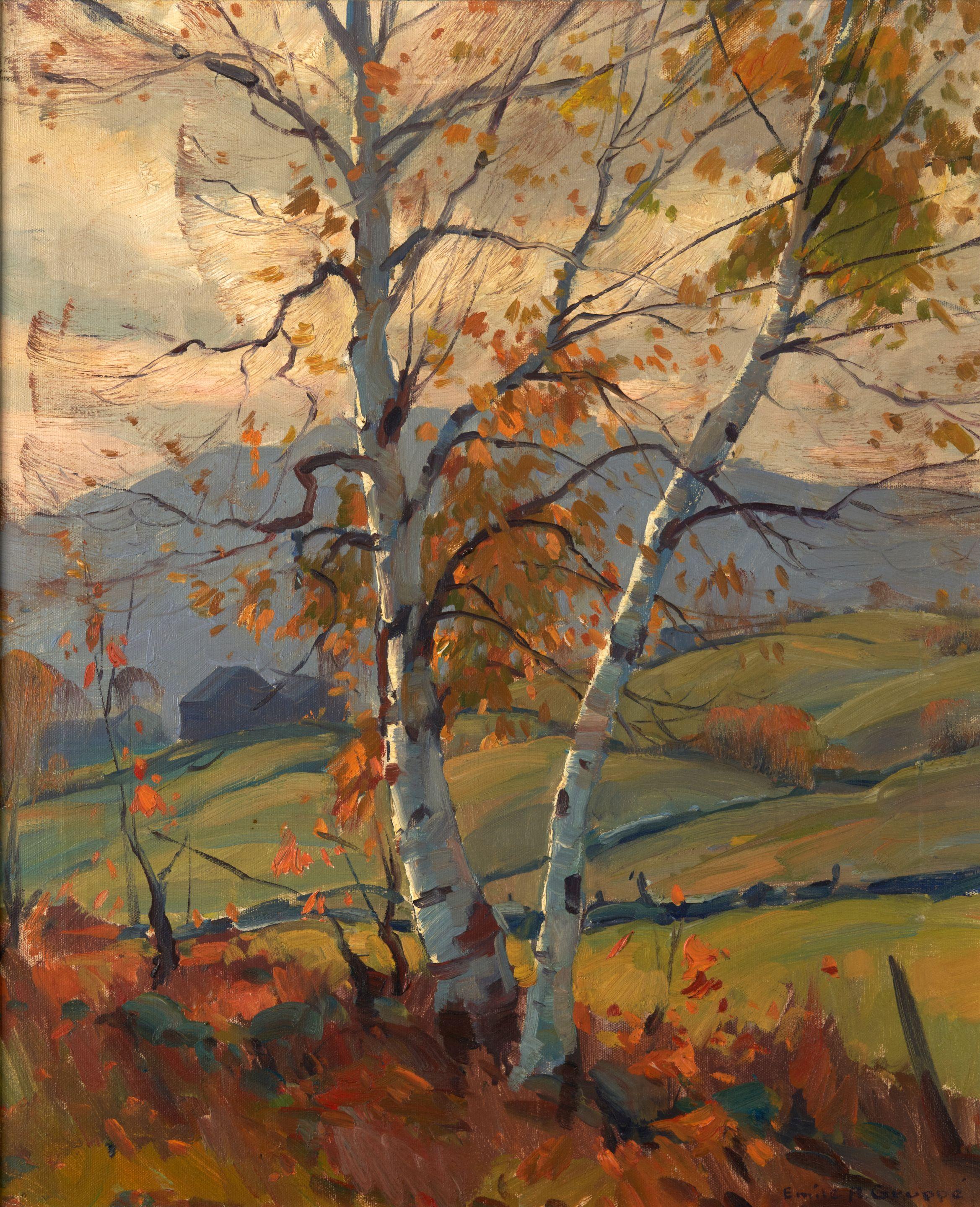 Emile Gruppé - Birch Trees, Autumn