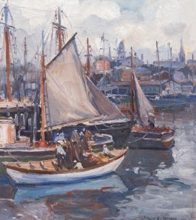 Emile Gruppe - Gloucester Harbor