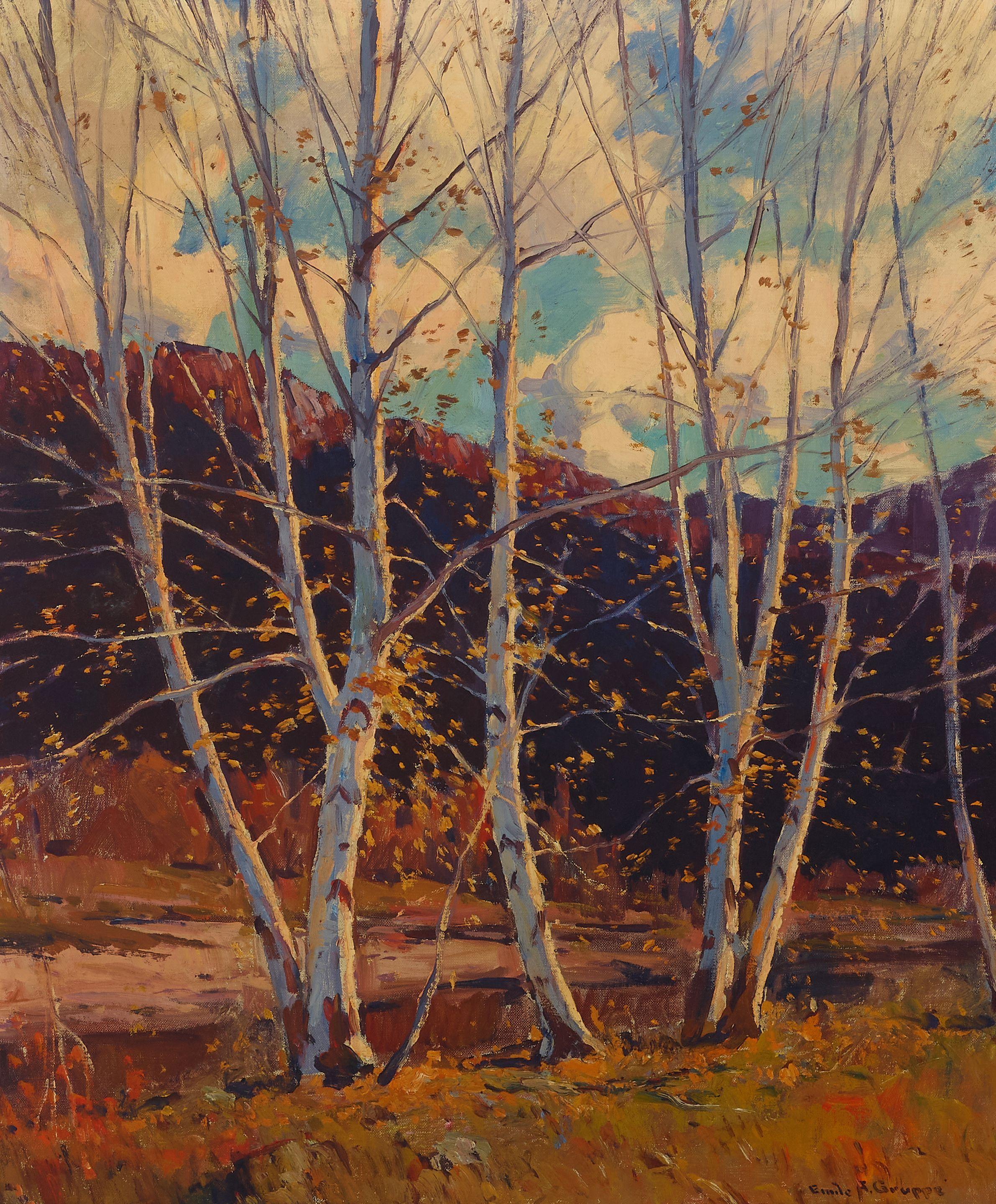 Emile Gruppé - Vermont Birches
