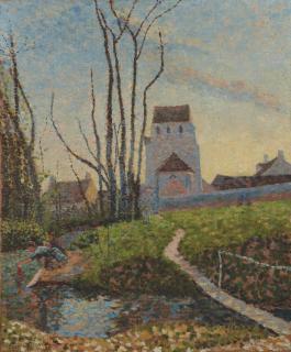 Emile-Gustave Cavallo-Peduzzi - Les Lavandières