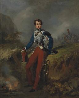 Emile Jean Horace Vernet - Portrait de Ferdinand-Philippe d\'Orléans (1810-1842), duc de Chartres
