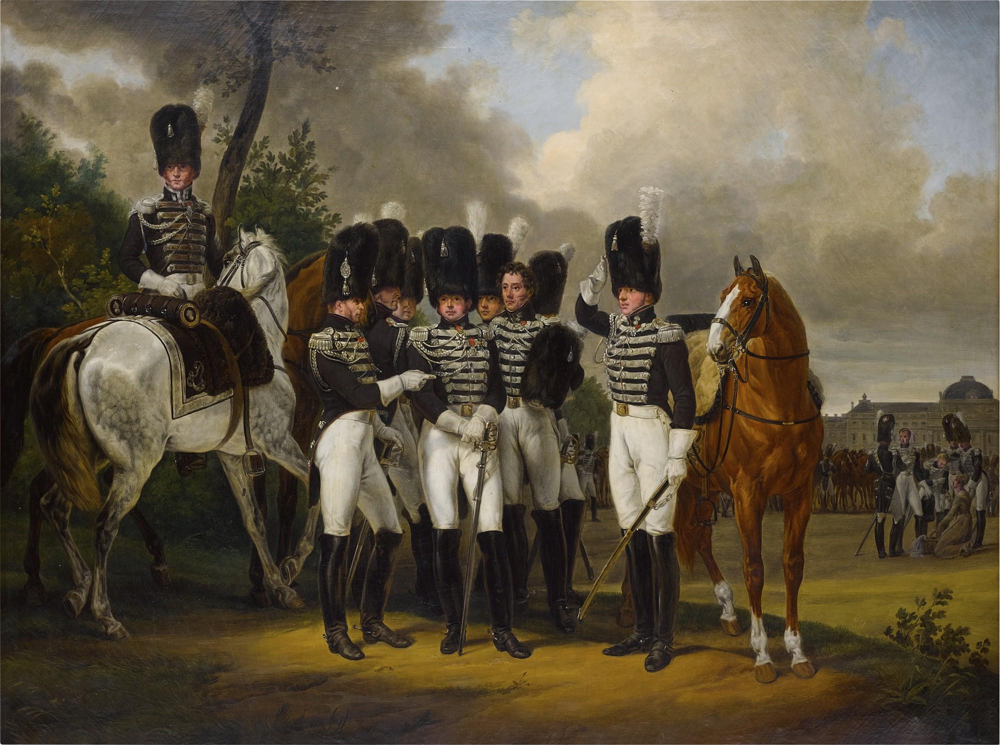 Émile-Jean-Horace Vernet - Portrait of the Général Marquis de Talhouët-Roy