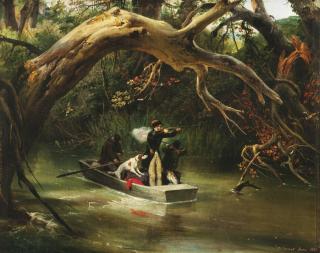 Emile-Jean-Horace Vernet - Scène De Chasse