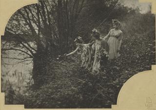 Emile Joachim Constant Puyo - \'Les Papillons Blancs\'