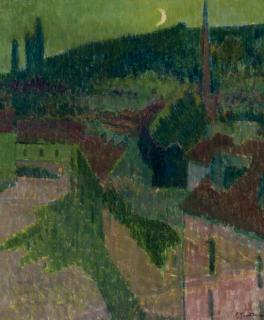 Emile Jourdan - Clair de lune à Pont-Aven