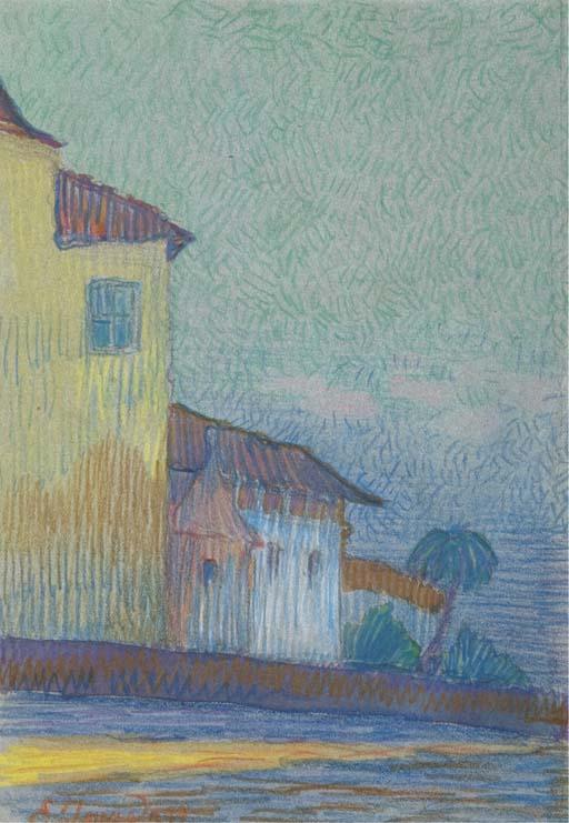 Emile Jourdan - Palmier en Bretagne