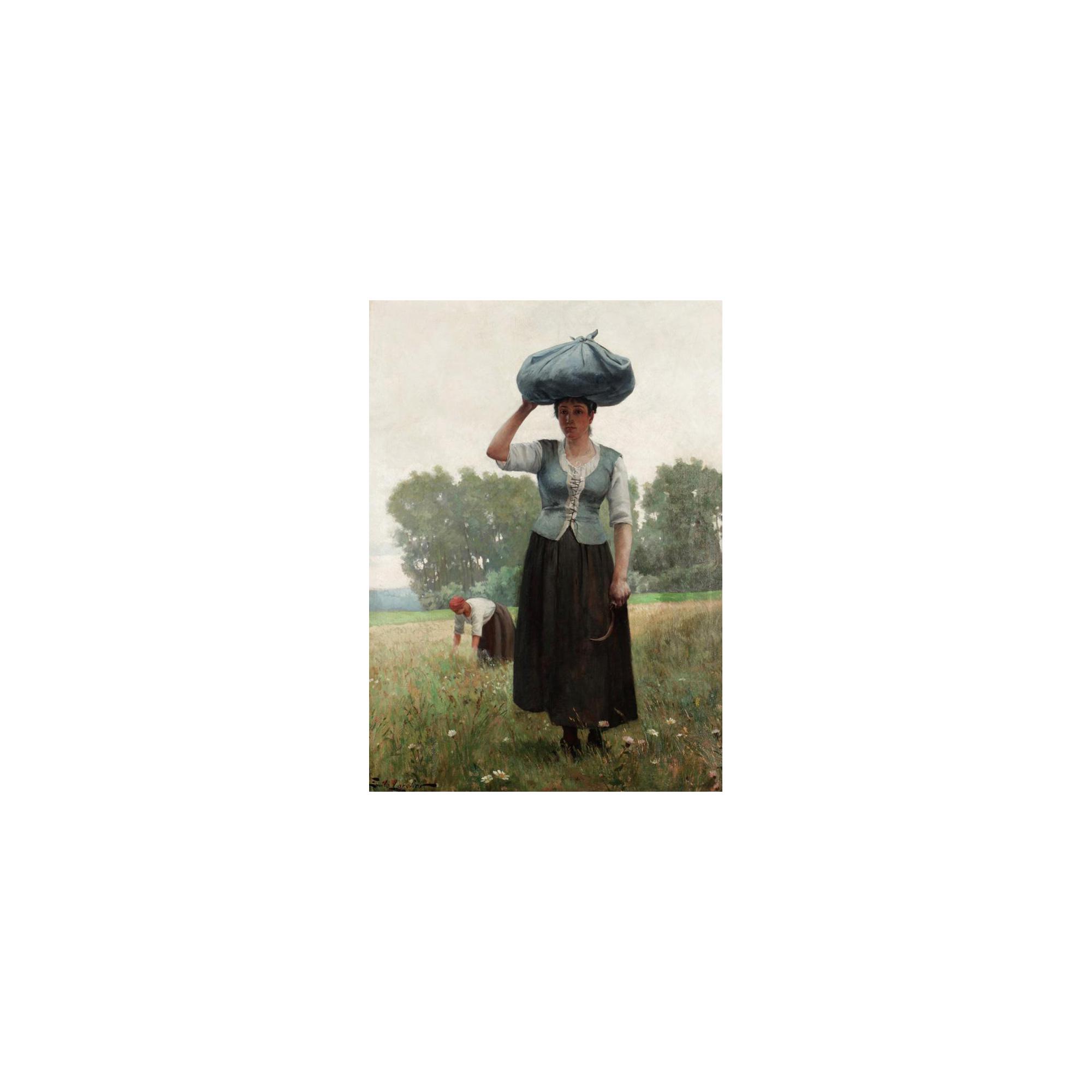 Émile Larcher - La Moissonneuse