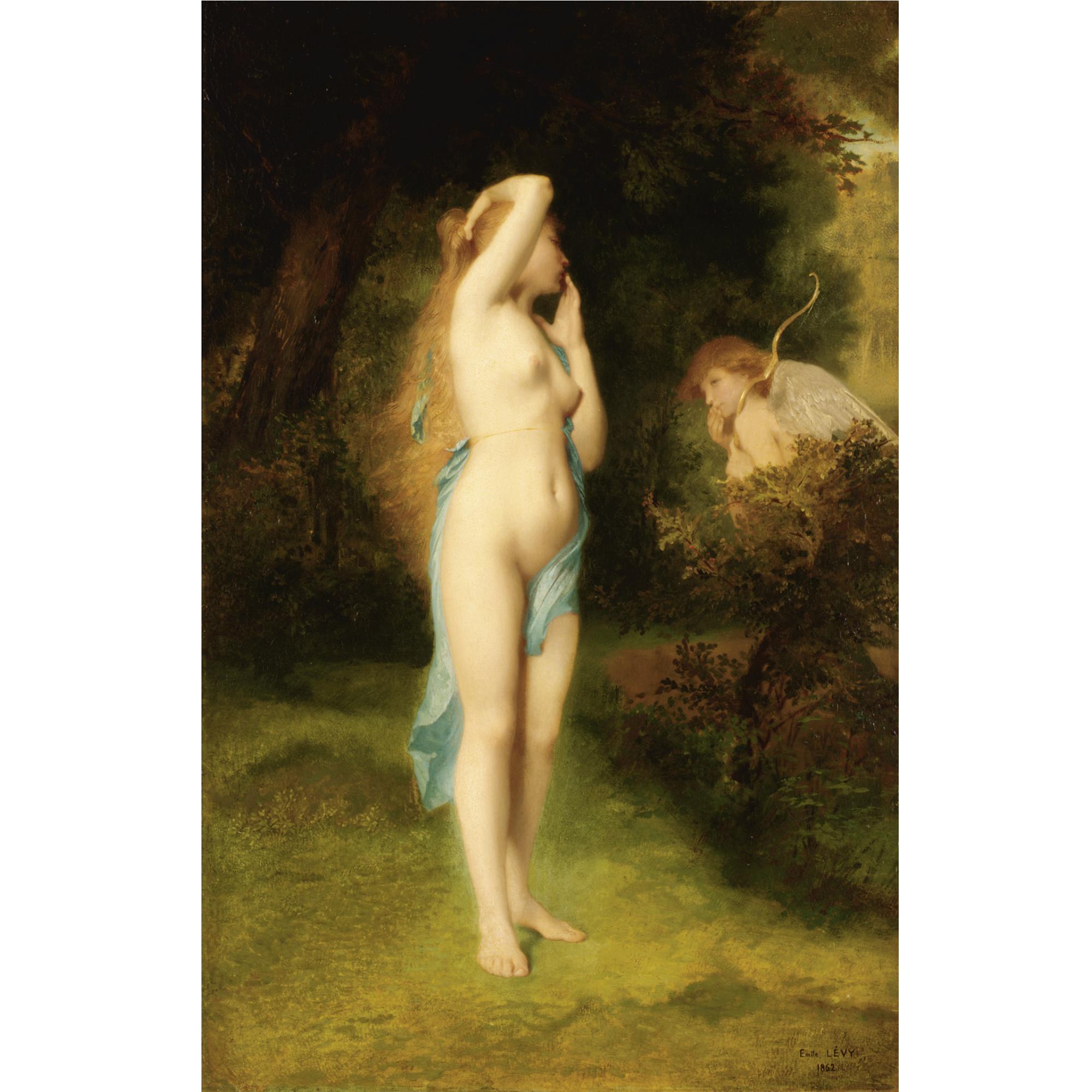 Emile Levy - French Venus And Cupid