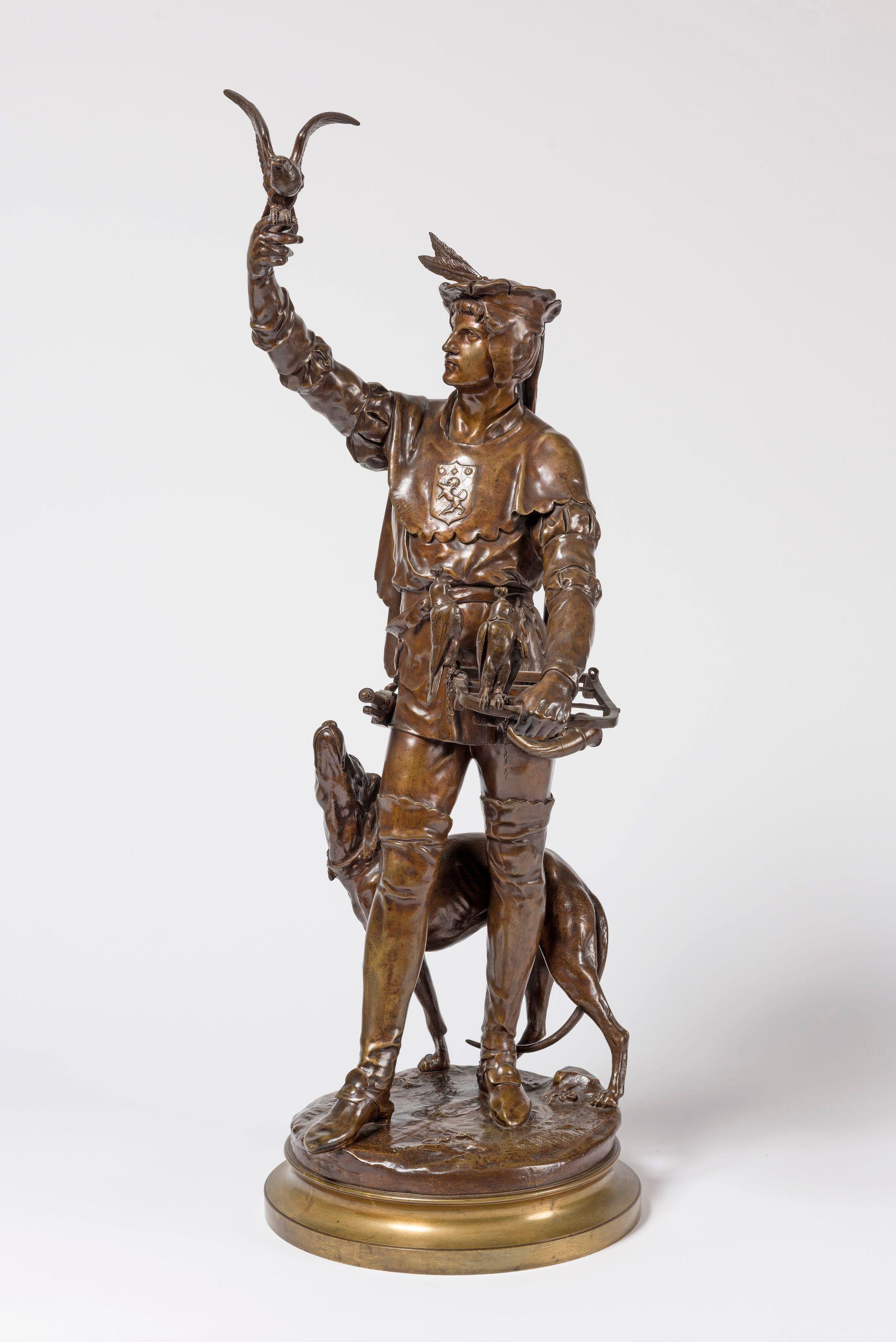 Emile Louis Picault - Le fauconnier