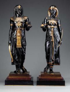 Emile Louis Picault - The Pharoah\'s Gift; and The Queen\'s Offering