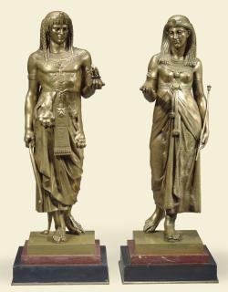 Emile Louis Picault - The Pharoah\'s Gift; The Queen\'s Offering