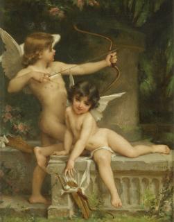 Émile Munier - French deux Amours