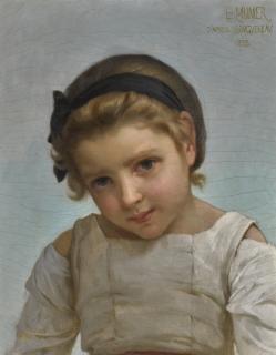 Émile Munier - French la Jeunesse (After William Bouguereau\'S Sur Le Rocher)