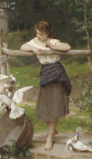 Emile Munier - Teasing the Doves