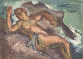 Emile-Othon Friesz - Baigneuse au rocher