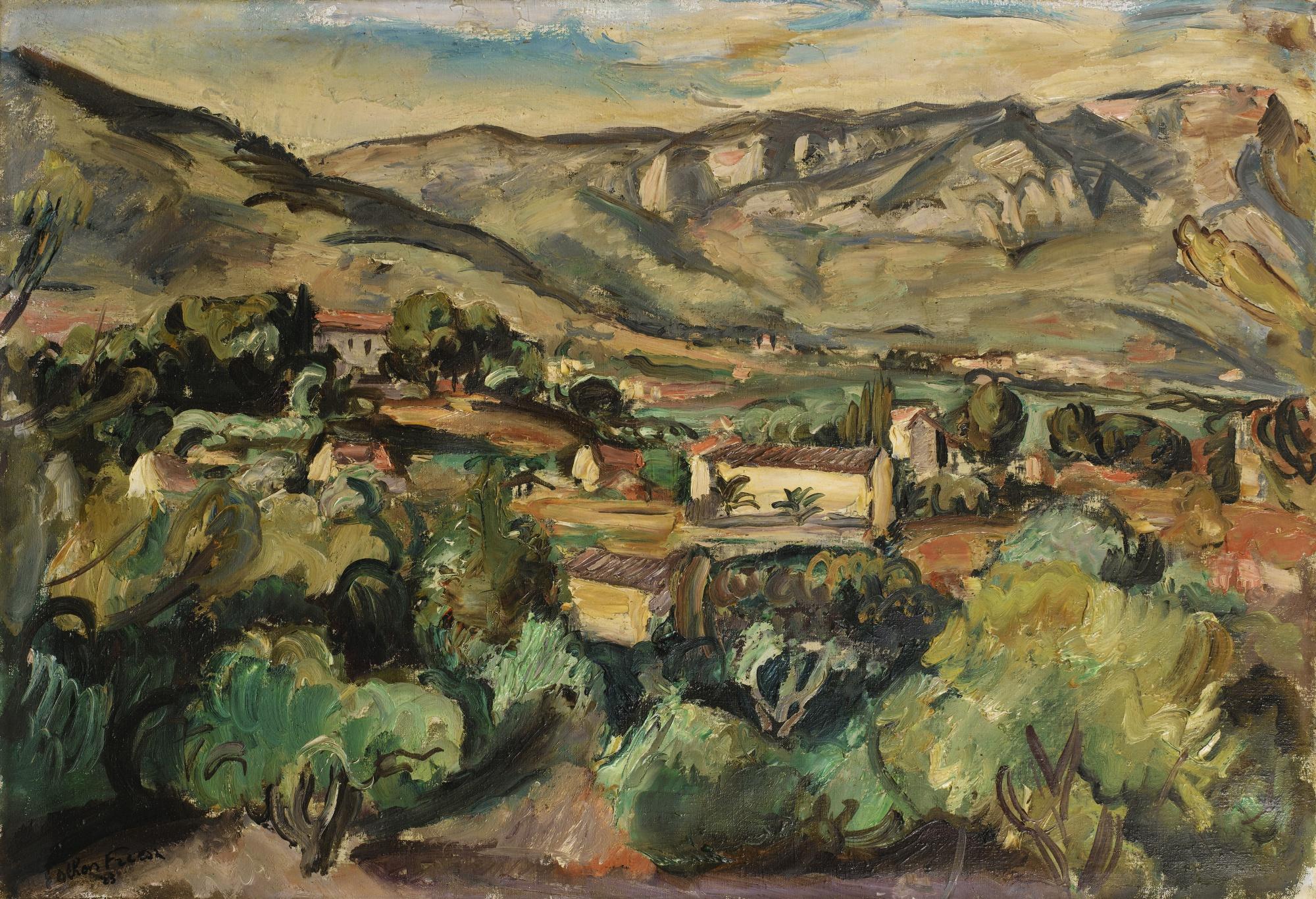 Emile Othon Friesz - La Colline, Toulon