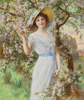 Émile-Paul Vernon - Cherry blossom