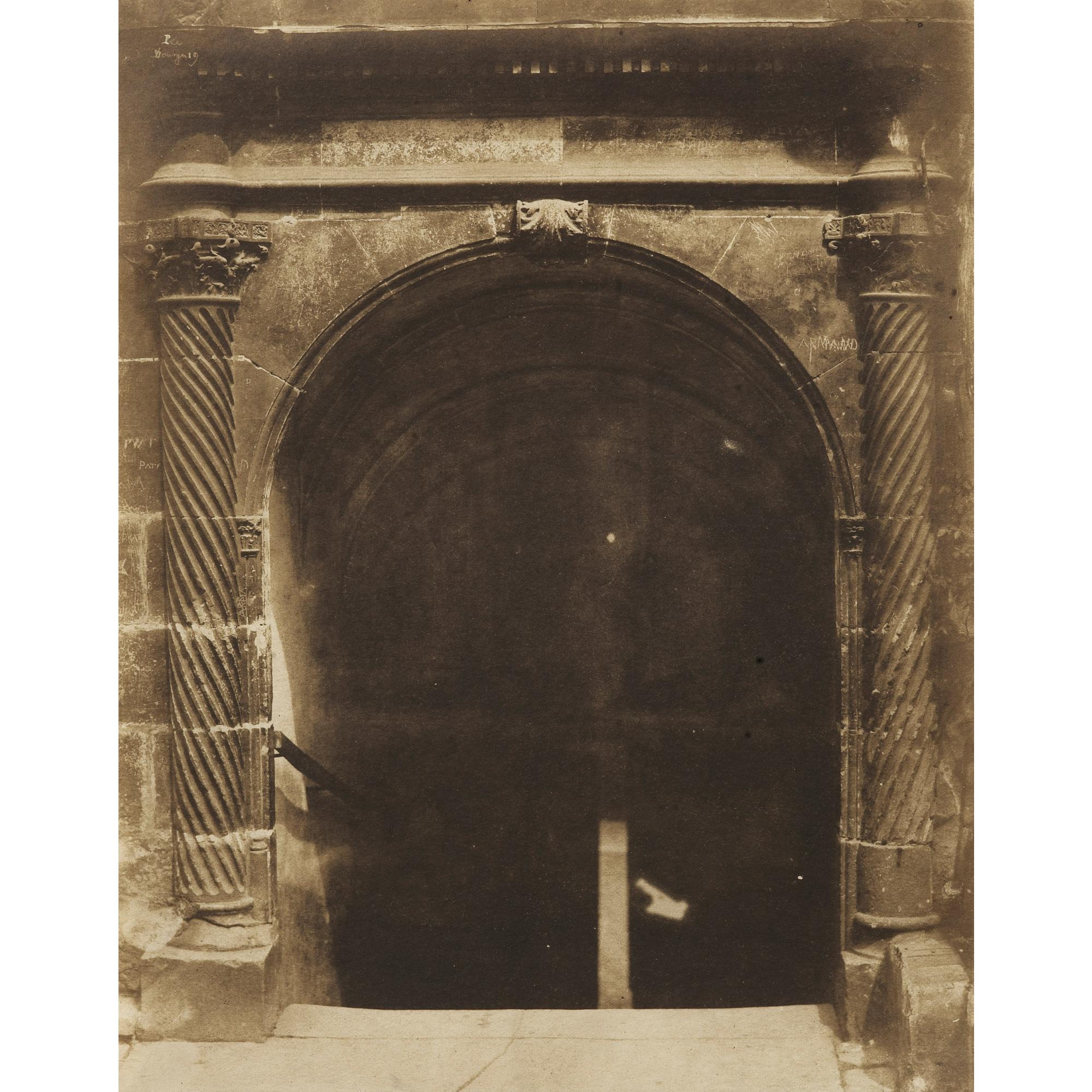 Émile Pécarrère - Bourges, Portail, Vers 1850