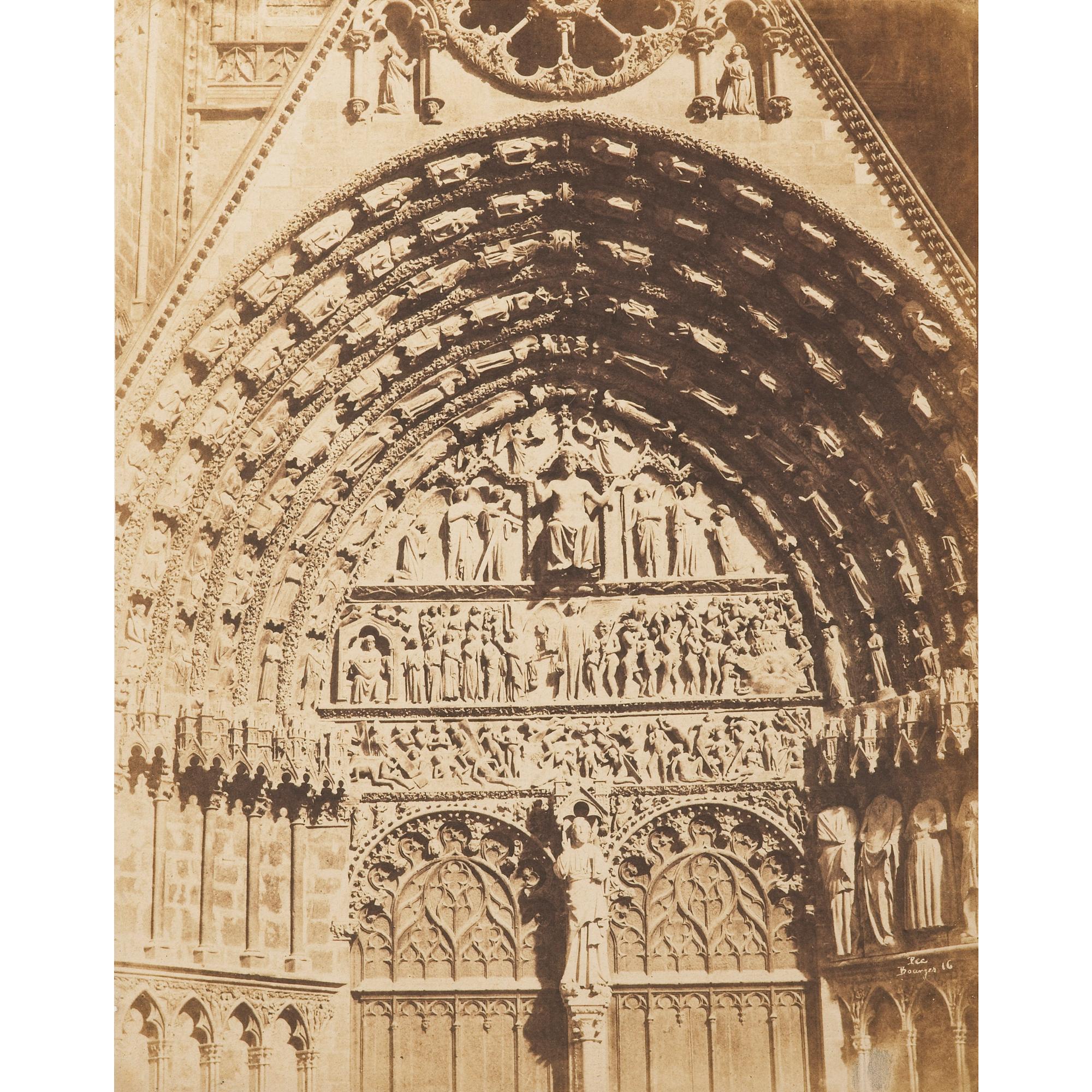 Émile Pécarrère - Cathédrale De Bourges, Tympan, 1851 Bourges, Portail De St. Ursin, 1851
