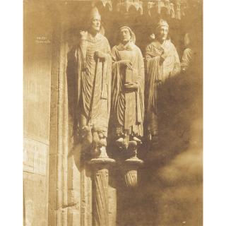 Émile Pécarrère - Cathédrale De Chartes, Détails De Porches, Vers 1851