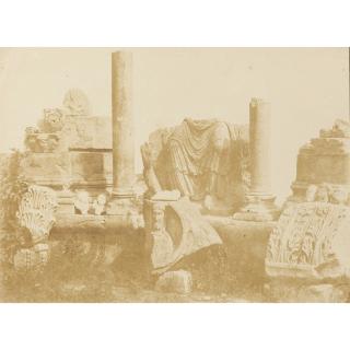 Émile Pécarrère - Italie, Quatre Études D\'Architecture Et De Sculpture, Vers 1850 / Reproduction D\'Une Gravure De Peter Von Cornelius, Années 1850