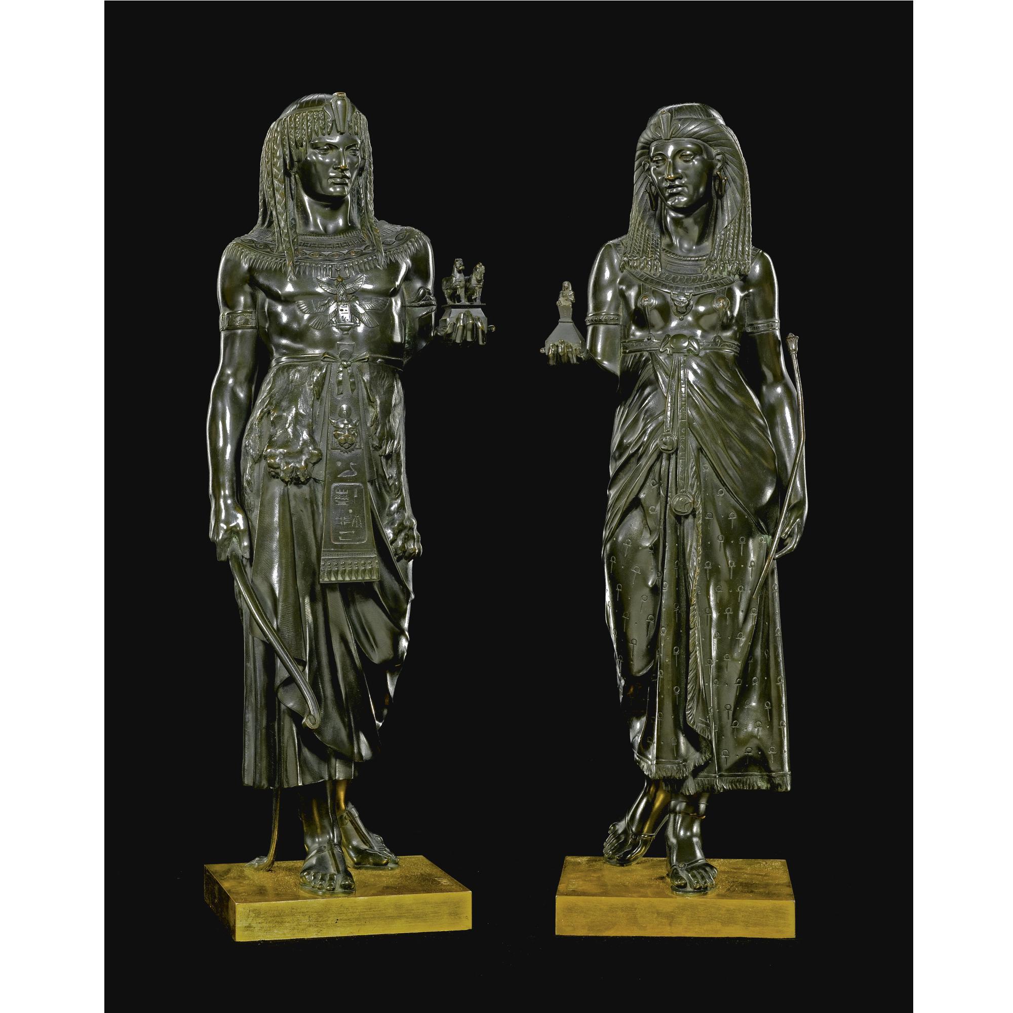 Émile Picault - French King Menthuophis And Queen Nitocris