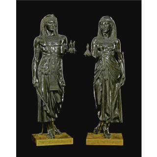 Émile Picault - French King Menthuophis And Queen Nitocris