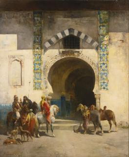 Emile Regnault De Maulmain - Départ Pour La Chasse Au Faucon