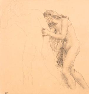 Emile Rene Menard - Adam and Eve