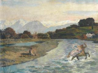 Émile-René Ménard - L\'enlèvement de Déjanira