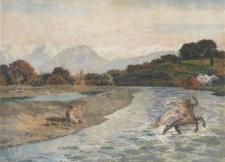 Émile-René Ménard - L\'enlèvement de Déjanira