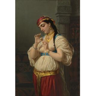 Émile Vernet-Lecomte - French aimée, A Young Egyptian